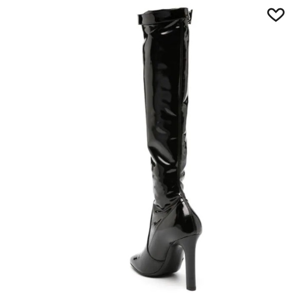 Saint Laurent Elle Patent Leather Boot - Picture 3 of 10